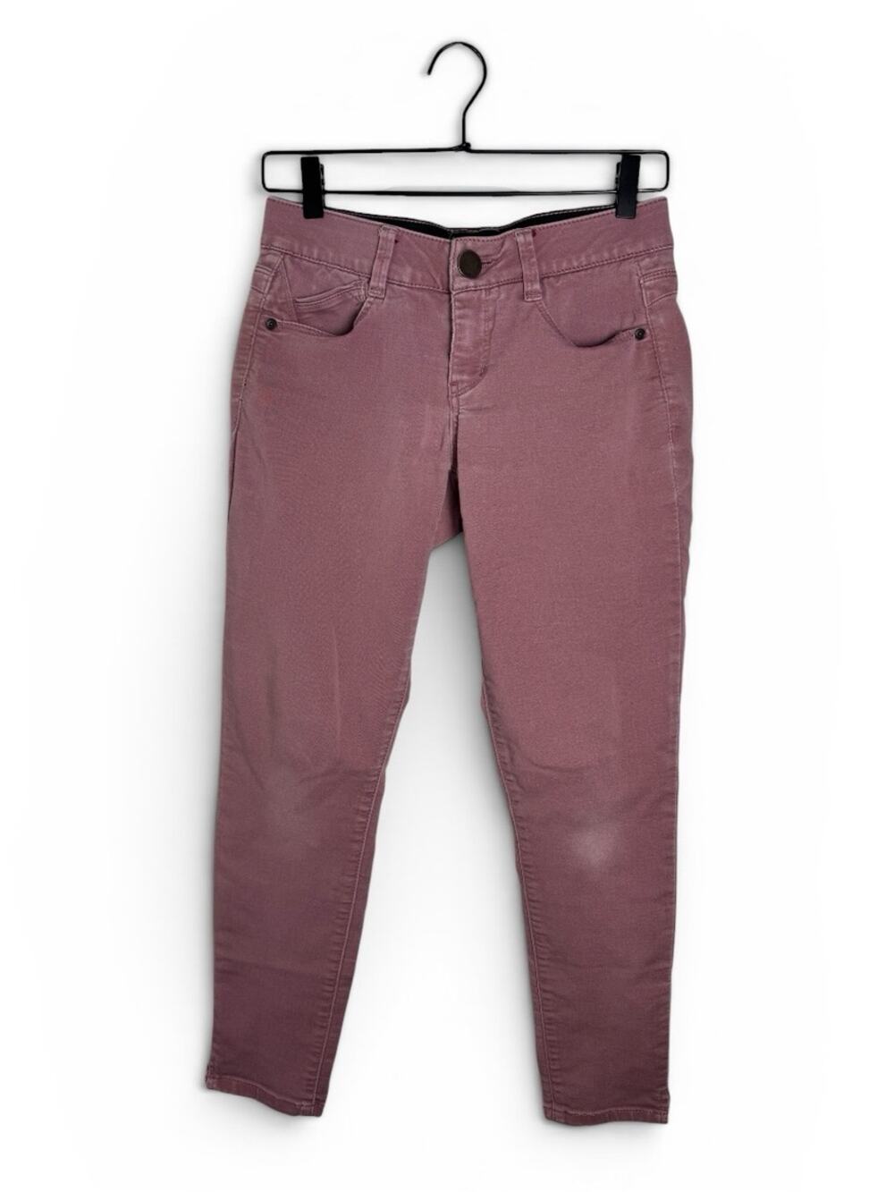 Wit & Wisdom Dusty Rose/Mauve/Pink Skinny Ankle Pants Jeans